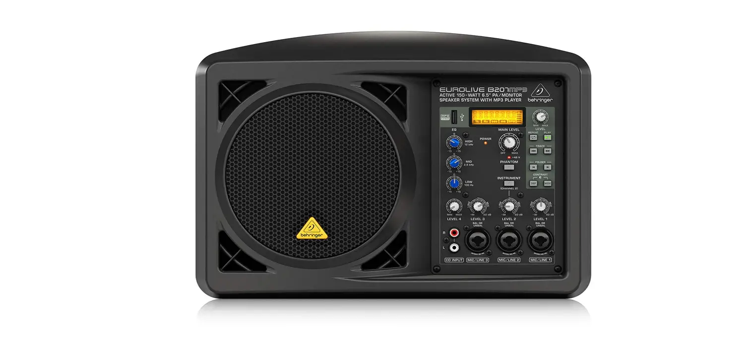 Behringer Monitor Speaker System With Mp3 Player User Guide