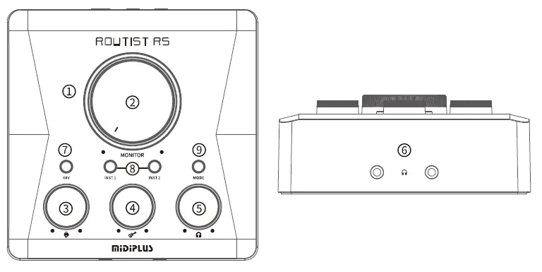 MiDiPLUS Routist RS USB External Sound Card 1