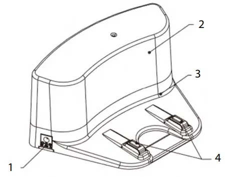 Lauben 26BB Robot Vacuum Pet - Charging station