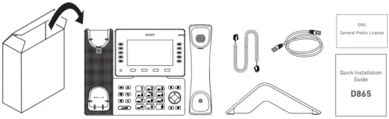 snom D865 VoIP Phone - Fig 1