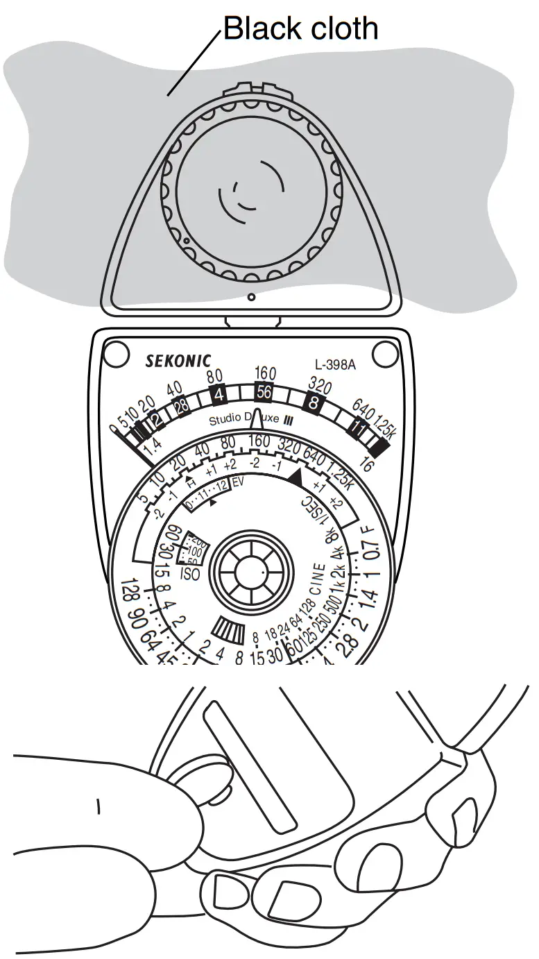 SEKONIC L 398A Studio Deluxe III Light Meter - FIG 6