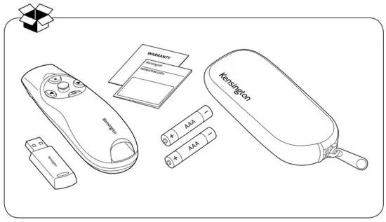 Kensington 005640515 Presenter Expert Green Laser Presenter with Cursor Control