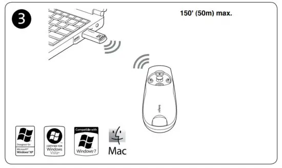 Kensington 005640515 Presenter Expert Green Laser Presenter with Cursor Control - Getting Started 2