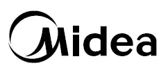 Midea-MDRD142FGB01-SG-Retro-Refrigerator-logo