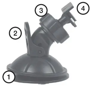 anko HD Dash Camera Parts List 1