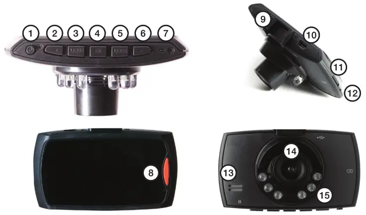 anko HD Dash Camera Product Overview