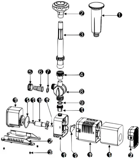 SUNSUN 50328 Pond and Fountain Pump - CHJ 4
