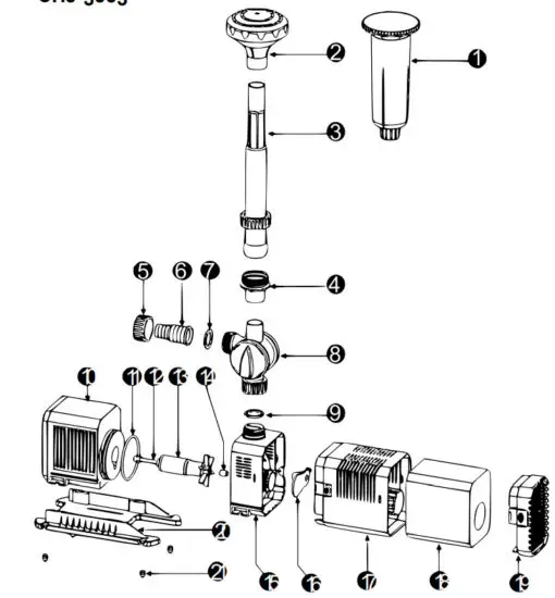 SUNSUN 50328 Pond and Fountain Pump - CHJ 5