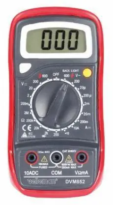 velleman DVM852 DIGITAL MULTIMETER - Cover