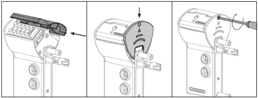 Changing the code panel to the entrance side