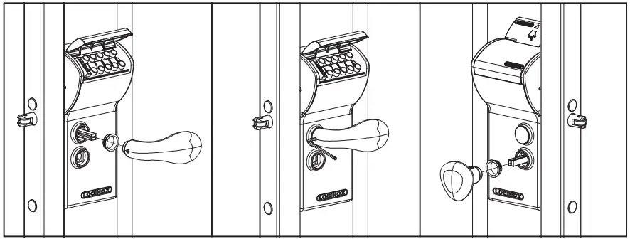 Mounting the handles