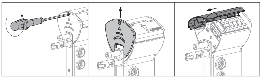 Changing the code panel to the entrance side