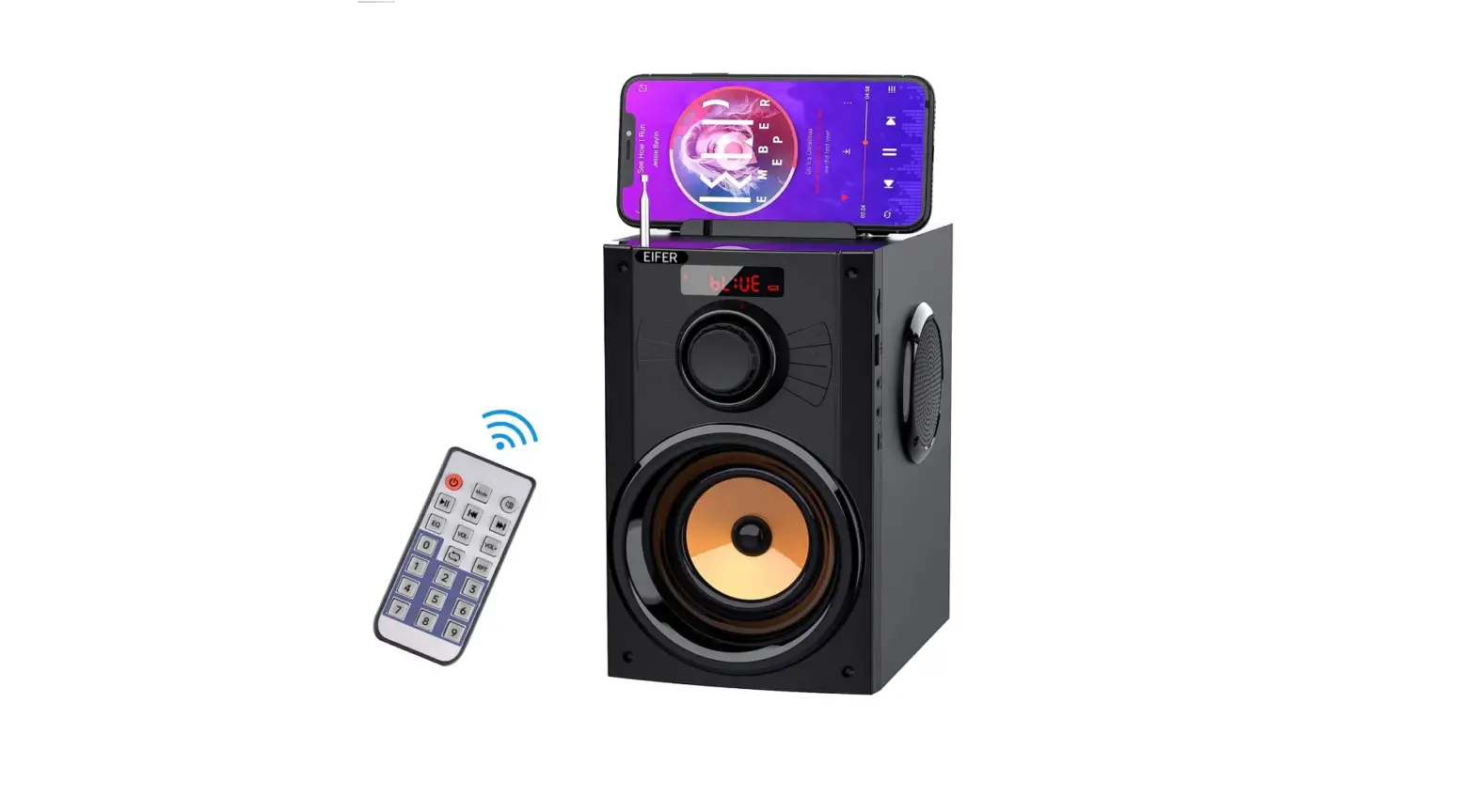 Eifer Bluetooth Speakers Bluetooth Wireless Blue Tooth Speaker Subwoofer-complete Features/instruction Guide