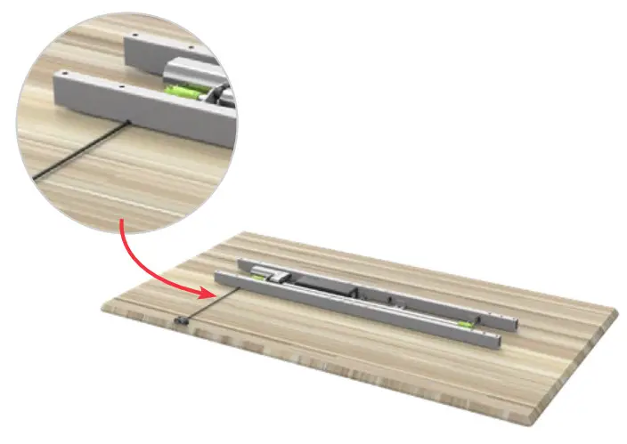 dams Elev82 Mono Single Desk -Step 2