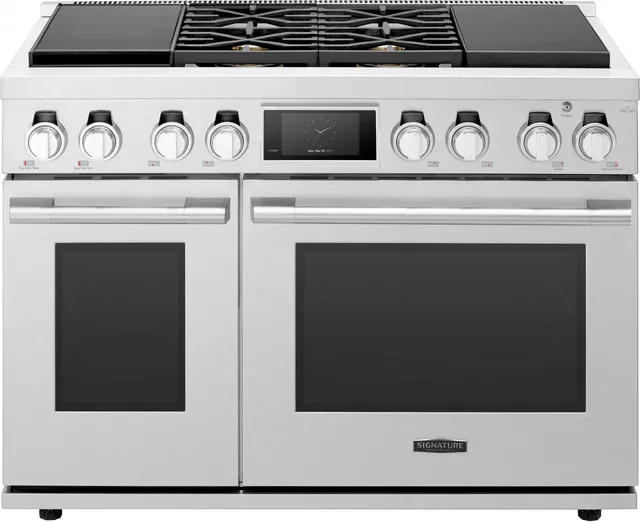 Signature Kitchen Suite SKSDR480SIS 48 in Dual Fuel Rangetop Induction-fig1