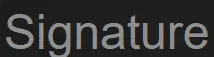 Signature-logo