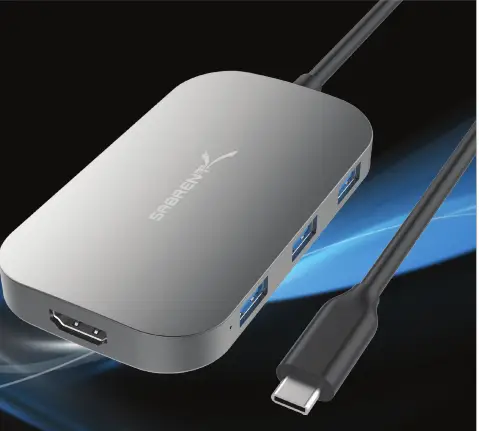 Sabrent DS-UHCR 8port USB Type-c HuB -