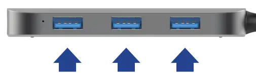 Sabrent DS-UHCR 8port USB Type-c HuB - fig 1