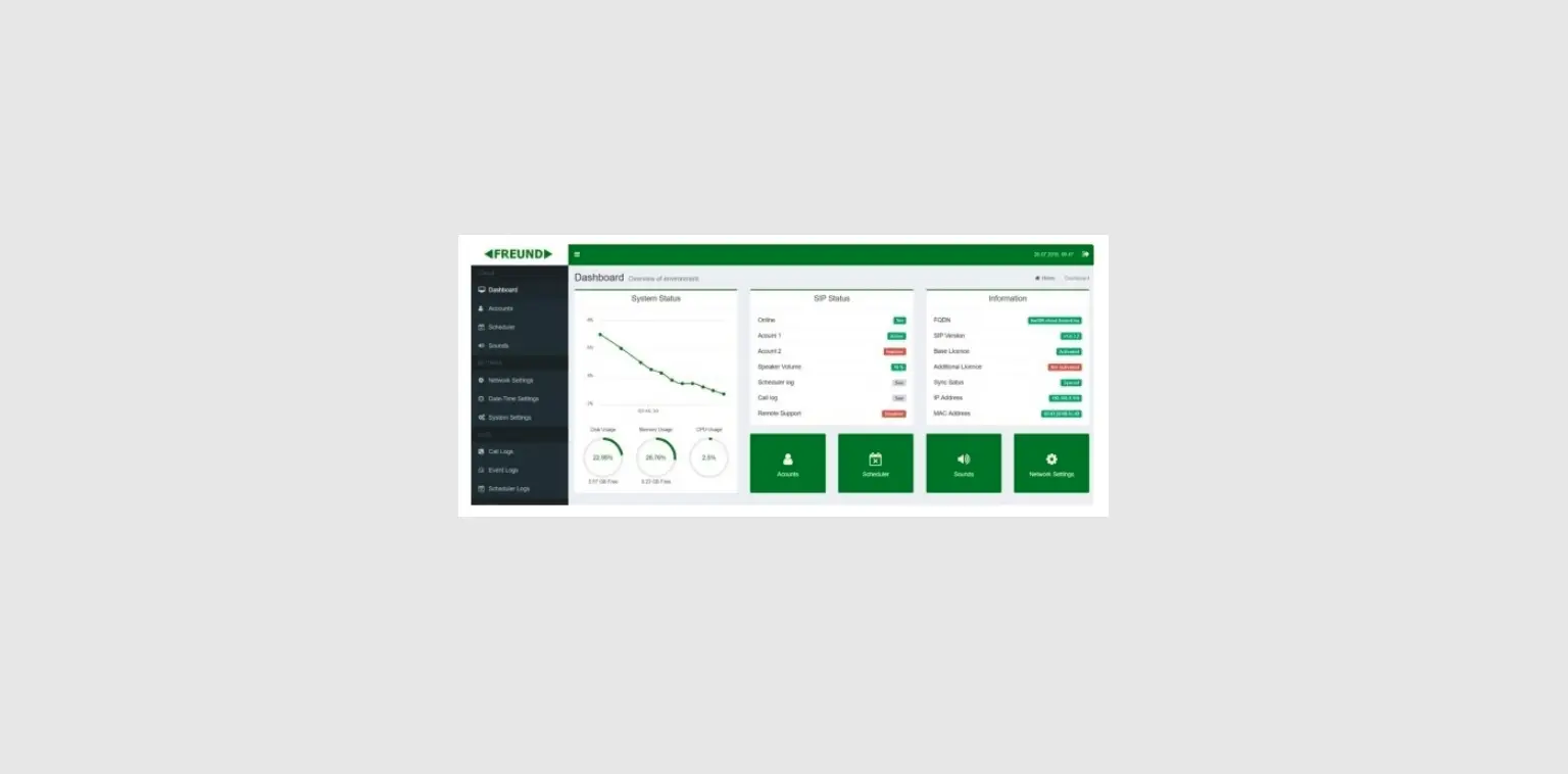 Ip-integra Freund Audio Client Software User Manual