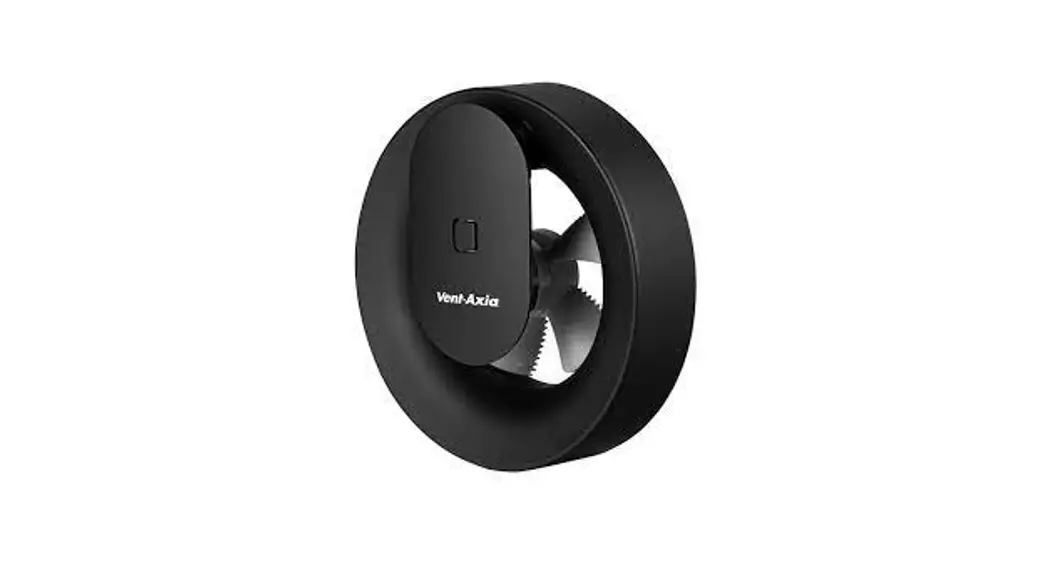 Zwart 100mm Bathroom Fan Humidity Sensor Timer Silent User Manual