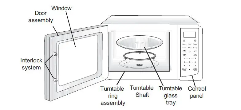 FRIGIDAIRE FMBS2227AB 22 Inch Built-In Microwave 1