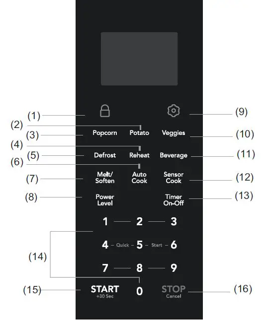 FRIGIDAIRE FMBS2227AB 22 Inch Built-In Microwave 2
