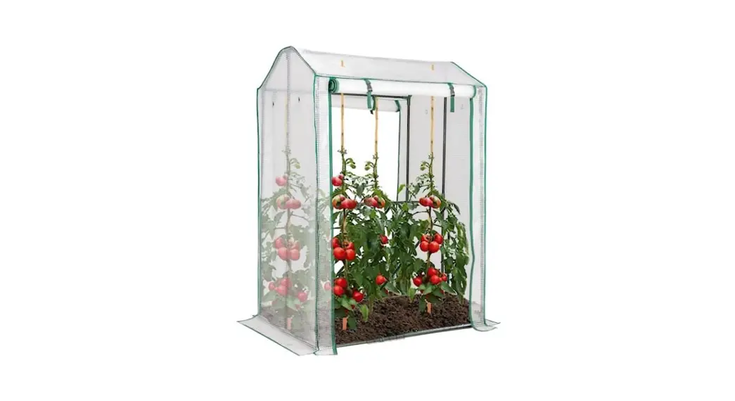 Costway Gt3772 Plastic White Walk-in Garden Greenhouse Warm House User Manual