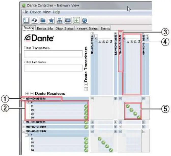 Audio routing settings