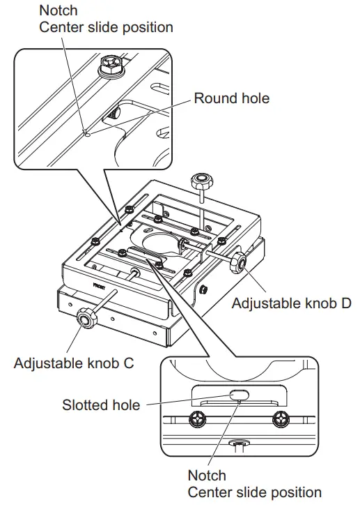 Panasonic ET PKD130H Ceiling Mount Bracket - Center slide