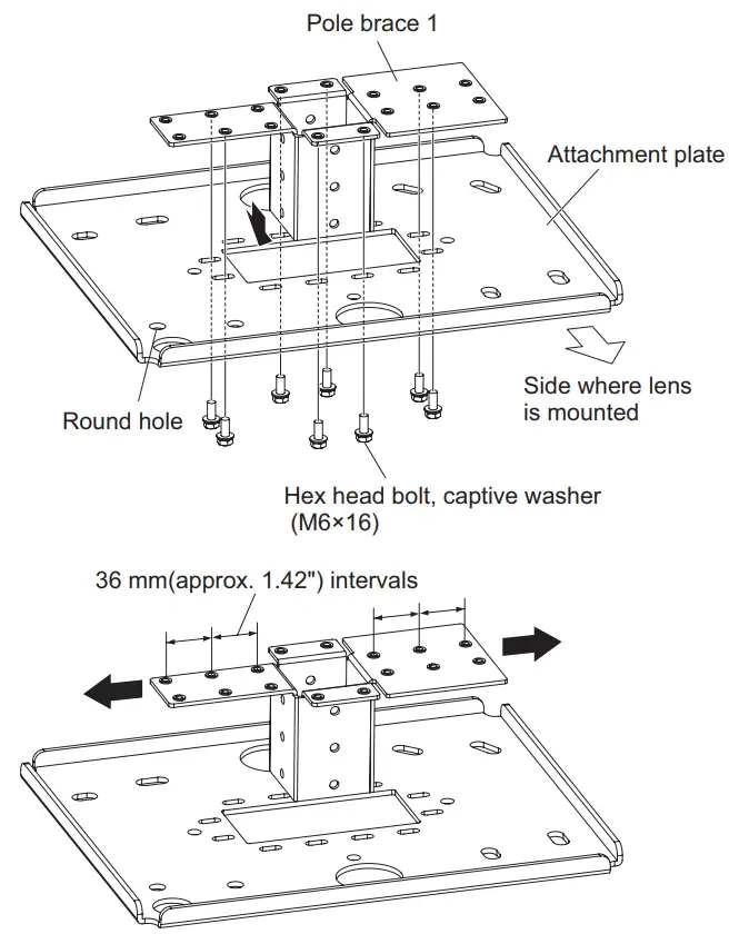 Panasonic ET PKD130H Ceiling Mount Bracket - Preparing