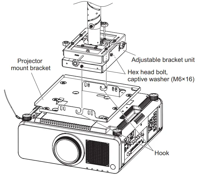 Panasonic ET PKD130H Ceiling Mount Bracket - Suspending