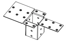 Panasonic ET PKD130H Ceiling Mount Bracket - fig 3