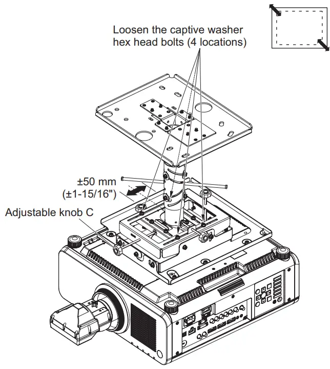 Panasonic ET PKD130H Ceiling Mount Bracket - large