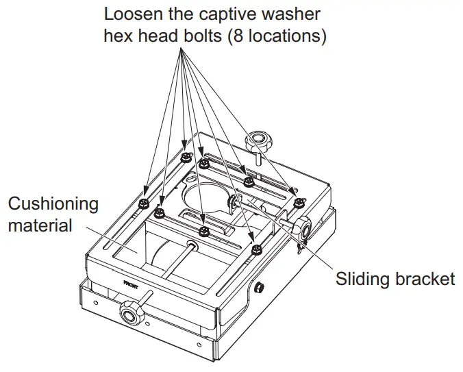 Panasonic ET PKD130H Ceiling Mount Bracket - loos