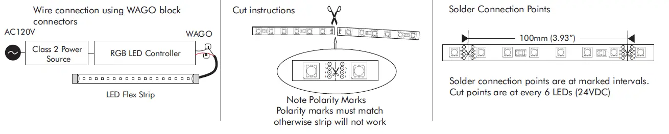 LED WORLD FB60M50-6M-24V-RGB RGB LED Flex Strip 1