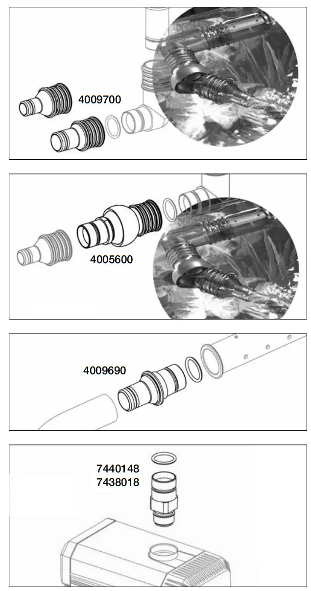 EHEIM 4004310 Installation Set 2 12-16mm Spray Bar - Figure 5