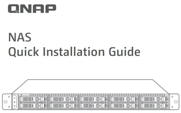 QNAP TS-432PXU-2G NAS Storage System Installation Guide