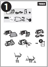 THULE 186121 Flush Rail A02