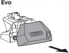 THULE 186121 Flush Rail D02