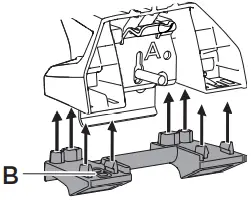 THULE 186121 Flush Rail DA3