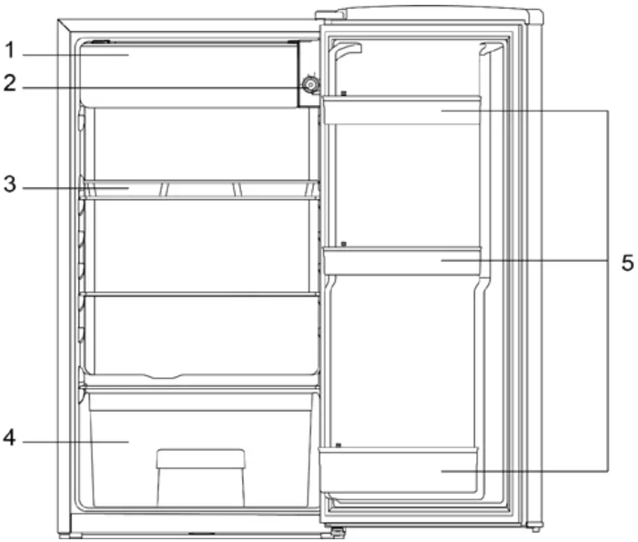 Avanti RMRS31X1B IS Compact Refrigerator - FEATURES