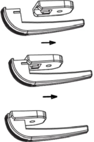 Avanti RMRS31X1B IS Compact Refrigerator - Handle