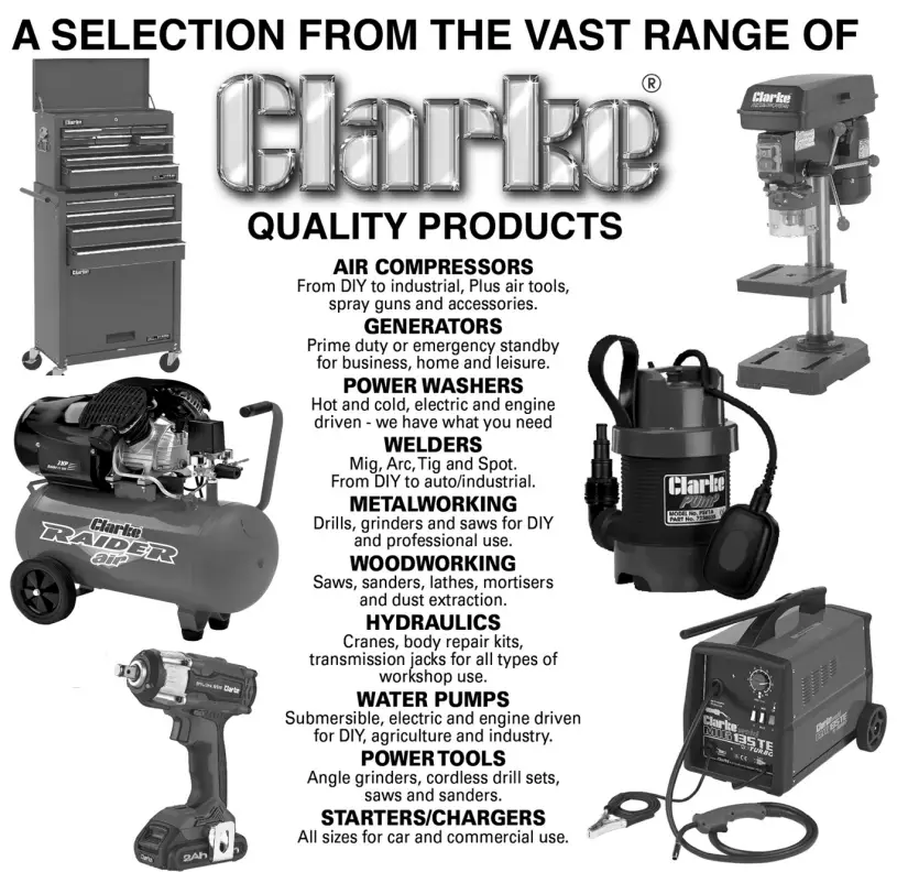 Clarke CSP1530 1530W Sewage Pump - 1