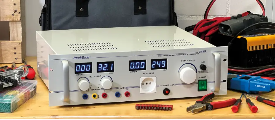 Peaktech 2235 Laboratory Ac Power Source Dc Power Supply User Manual Peaktech 2235 Laboratory Ac Power Source Dc Power Supply User Manual