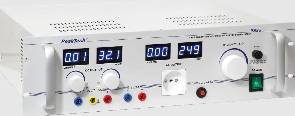 PeakTech 2235 Laboratory AC Power Source DC Power Supply