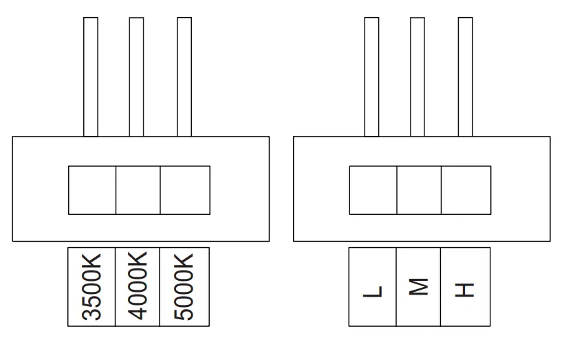MaxLite LSU4U23WCSCR LSU Series Utility Wrap Light Tube - Setting Wattage