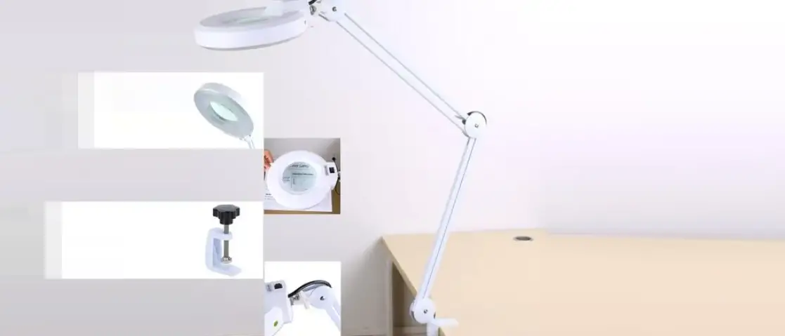 Elektronik 151702 Led Magnifying Lamp Table Clamp 6w 6500 K User Manual