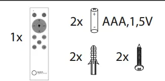 LeuchtenDirekt 14636-55 Felix60 RGB Rainbow LED Ceiling Light 1