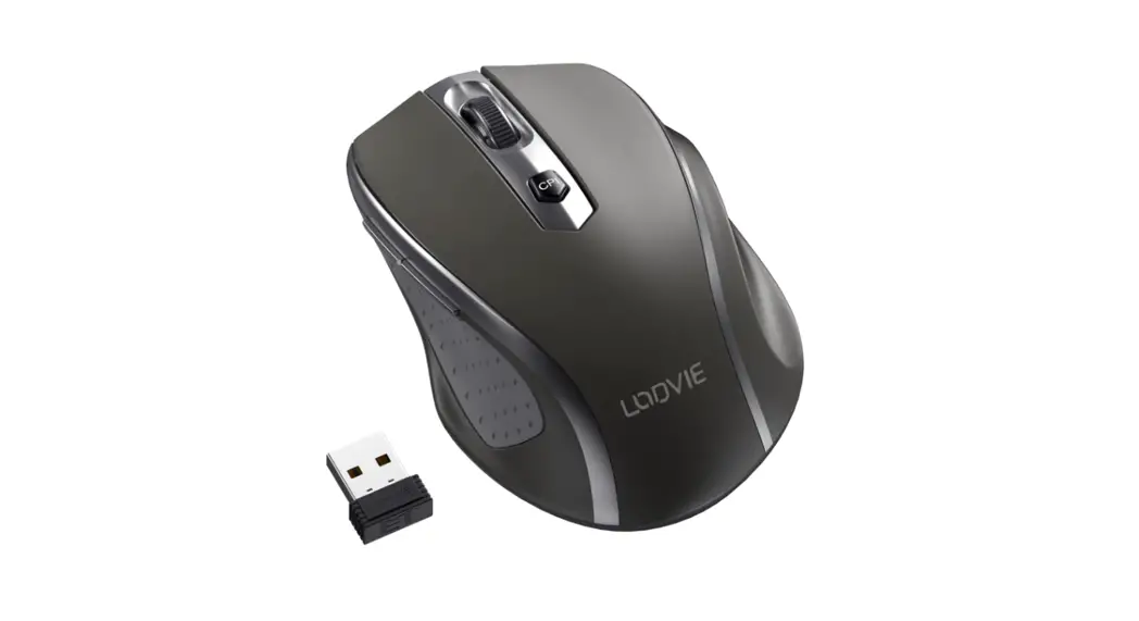 Lodvie Wireless Mouse For Laptop , 2400 Dpi Wireless Computer Mouse With 6 Buttons User Manual