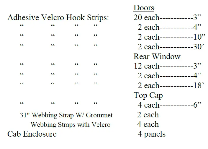 FALCON RIDGE Kawasaki Teryx 800 Cab Enclosure 1
